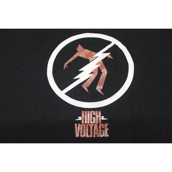 Hef-T by Tee Jays 80s 90s graphic print retro single stitch US made t-shirt M - Picture 10 of 12